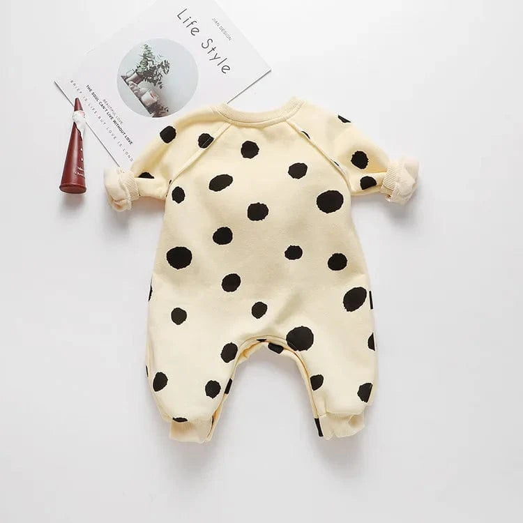 Cute Polka Dot Banana Jumpsuit