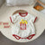 White / 3-6M Cute Popcorn Baby Romper
