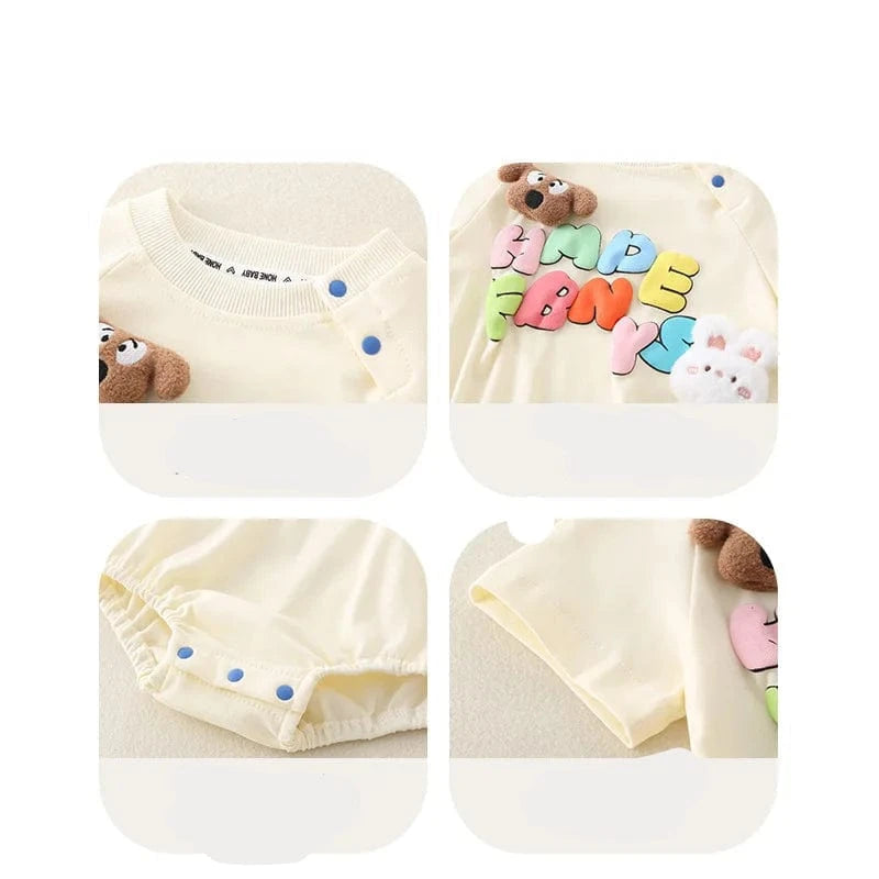 Cute Summer Short Sleeve Bodysuit