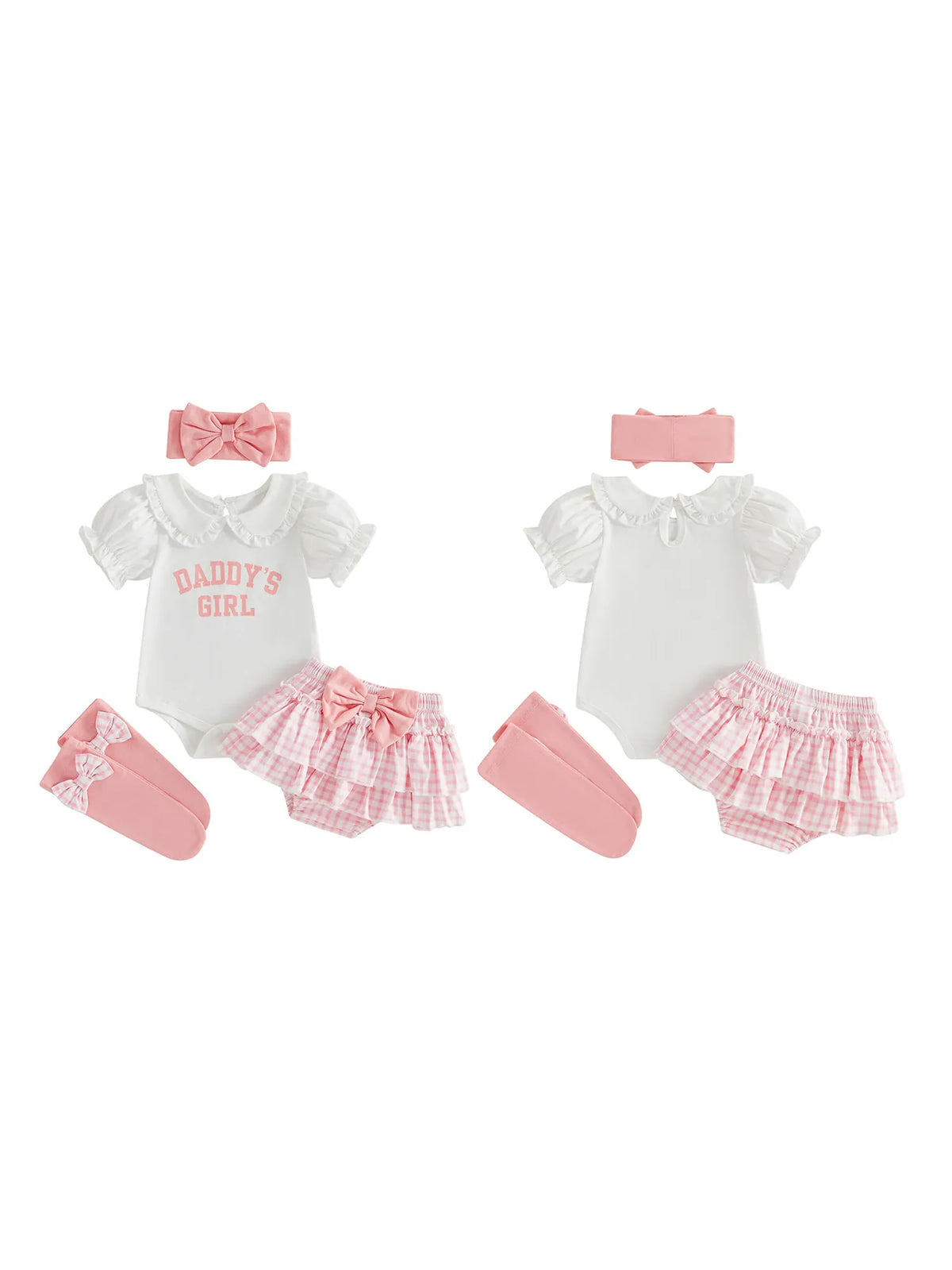 Daddy's Girl Baby 4-Piece Set — Romper, Skirt, Headband & Socks