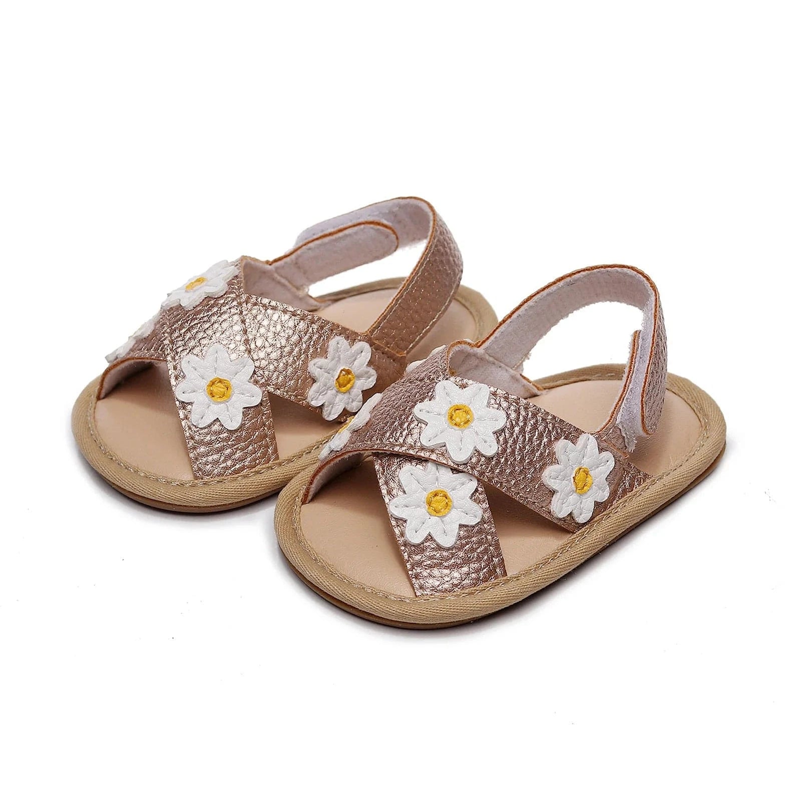 shoes Gold / 0-6M Daisy Crib Prewalker Sandals