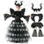 5 pcs LED Set C / 10-12T Dark Fairy Queen LED Costume