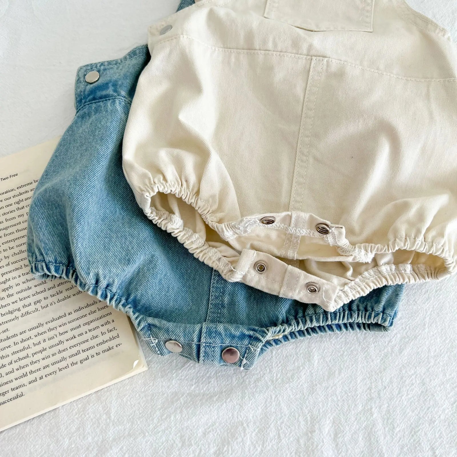 Denim Baby Overalls Romper