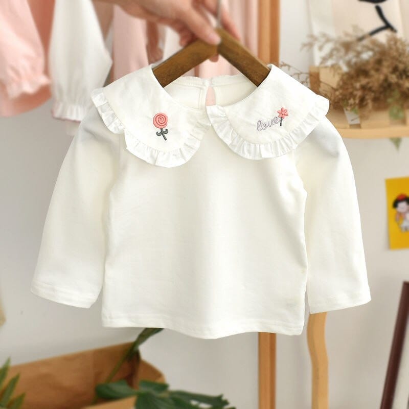 Denim Skirt Shirt 2-piece Set