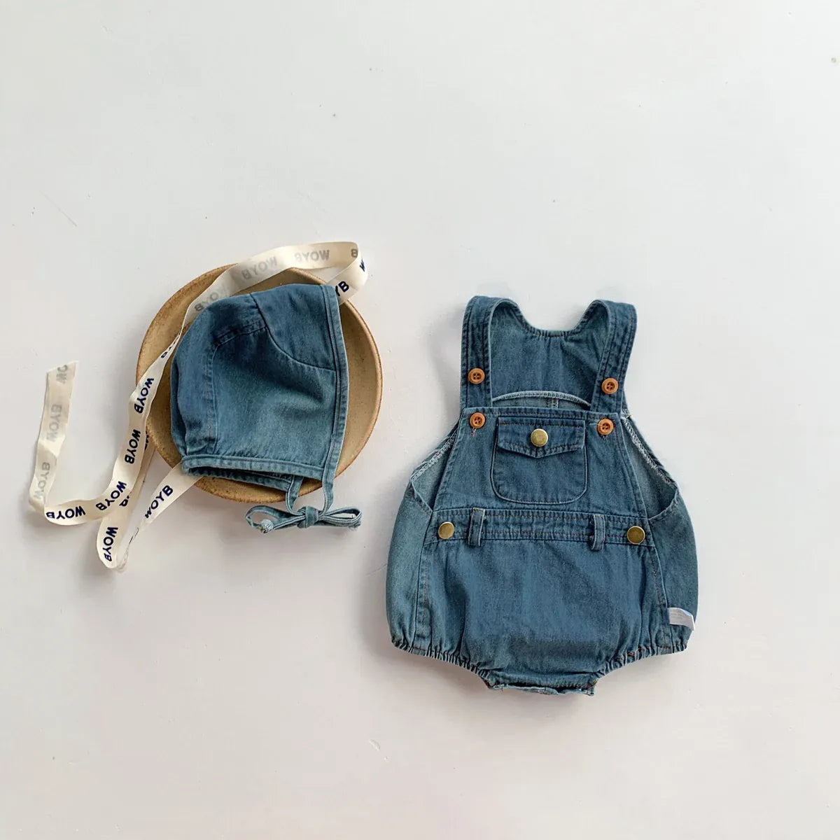 Blue / 3M Denim Sling Romper I