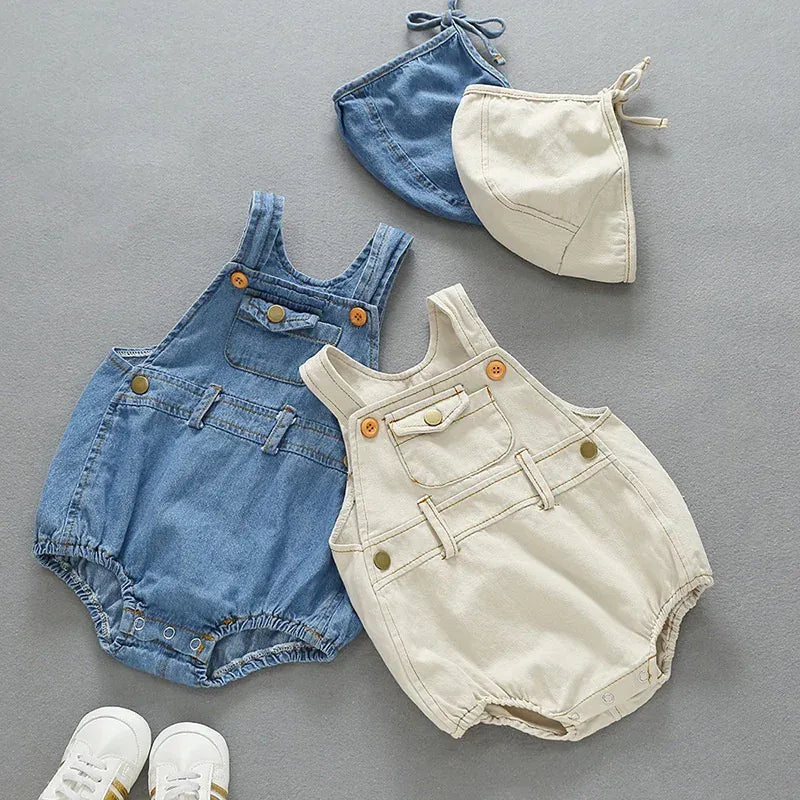 Denim Sling Romper I