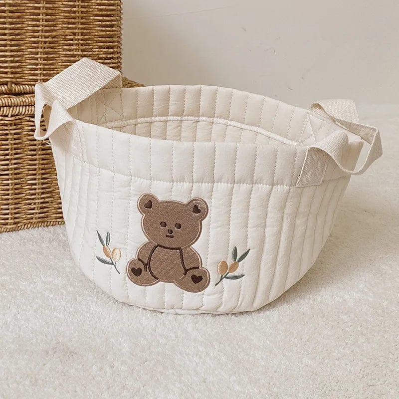 A bear Small Diaper Bag Nappy Caddy Baby