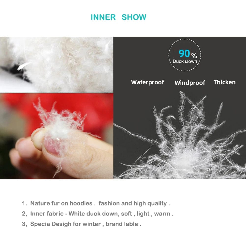 Dinosaur Parka Down Coat Jacket