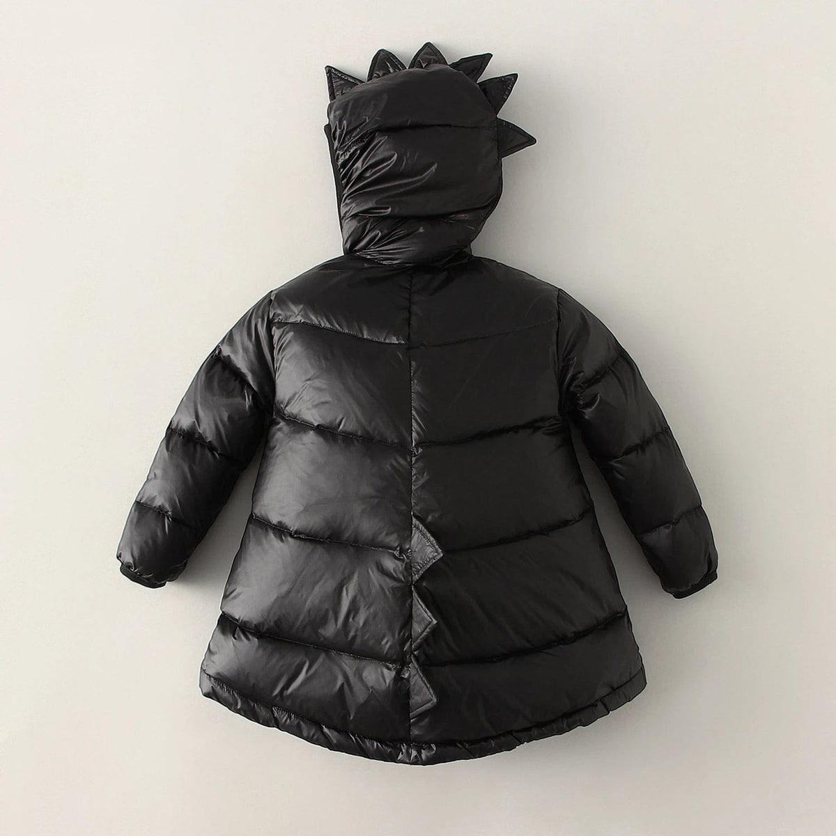 black / 1-2Y 80 Dinosaur Parka Down Coat Jacket