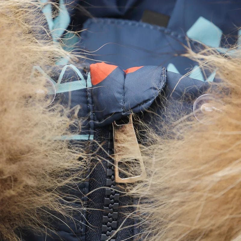 Dinosaur Print Puffer Jacket and Overalls Set