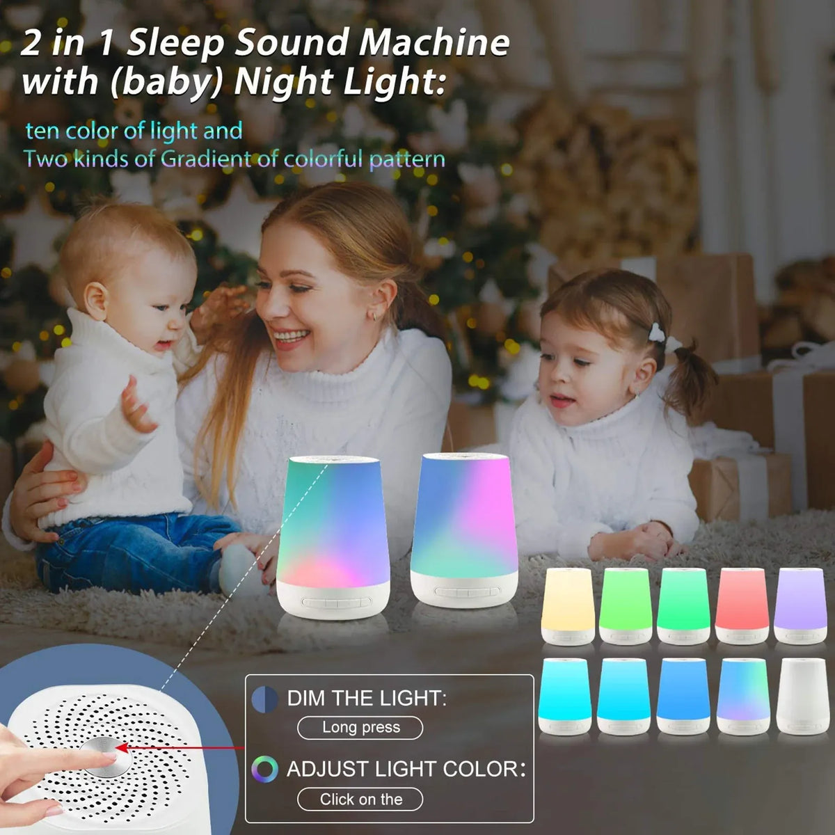 Aqua Blue DreamyNights Baby Sleep Sound Machine
