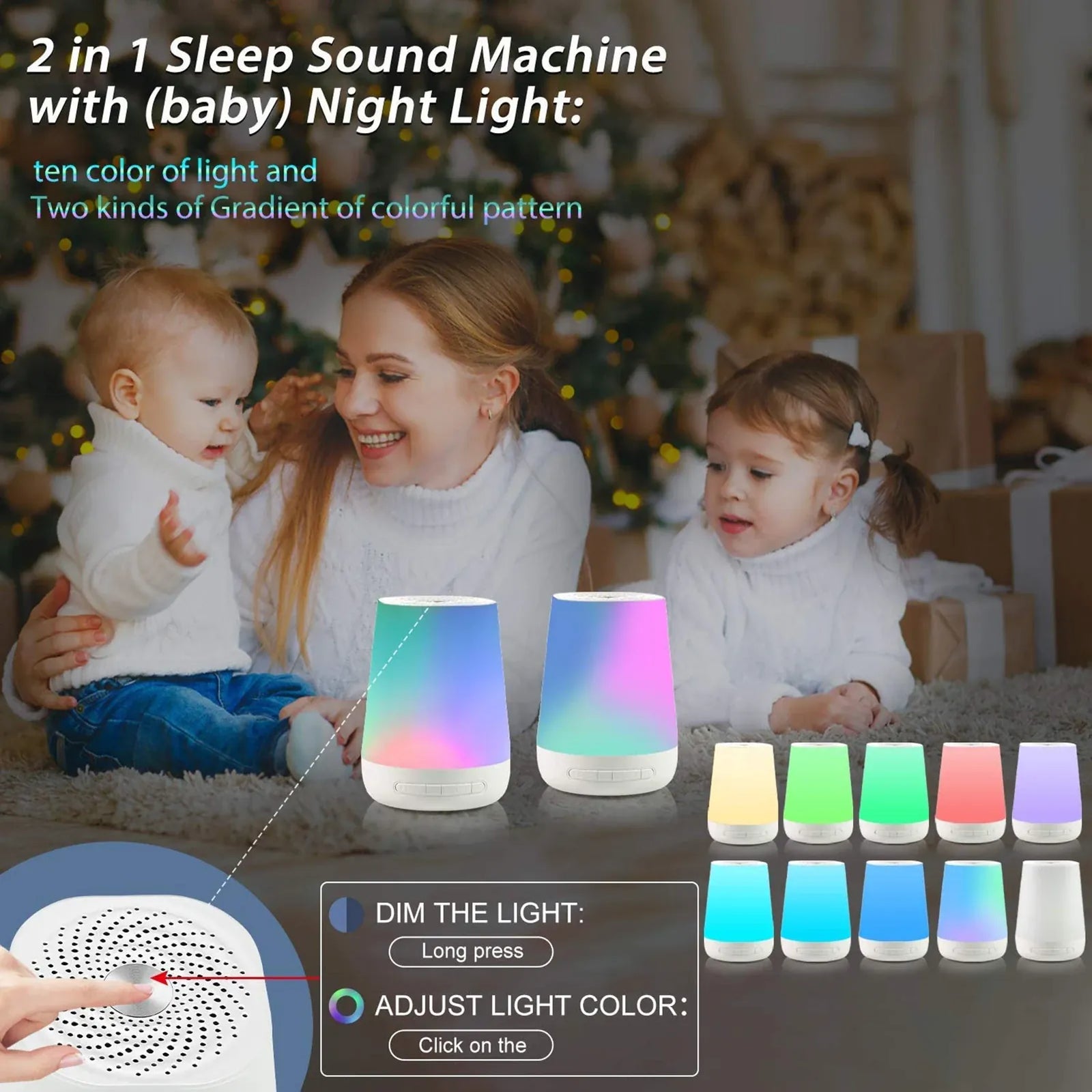Aqua Blue DreamyNights Baby Sleep Sound Machine