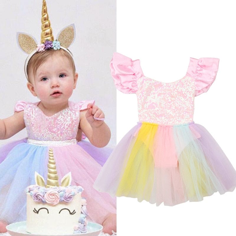 Rainbow Fairy Dress - Momorii Rainbow Fairy Dress - Momorii