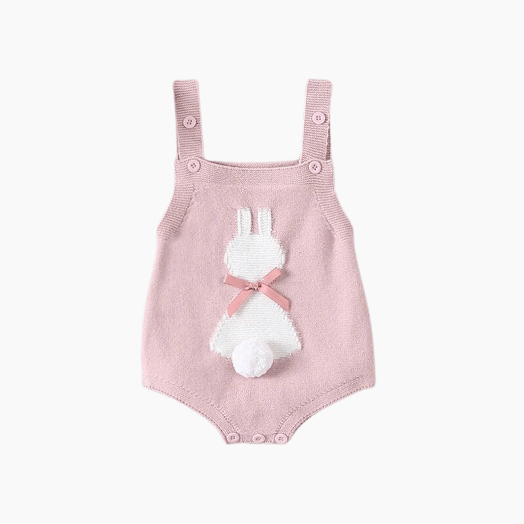 Girl's Clothing Easter Bunny Print Romper
