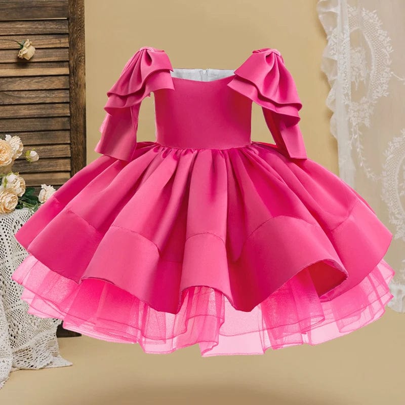 Rose Red / 4T Elegant Princess Dress