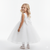 Elegant Satin and Tulle Flower Girl Dress