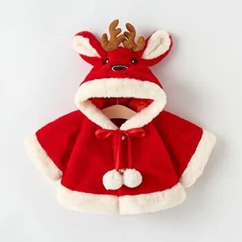 As the picture 2 / 3M-6M(Size70) / China Elk Plush Baby Jacket
