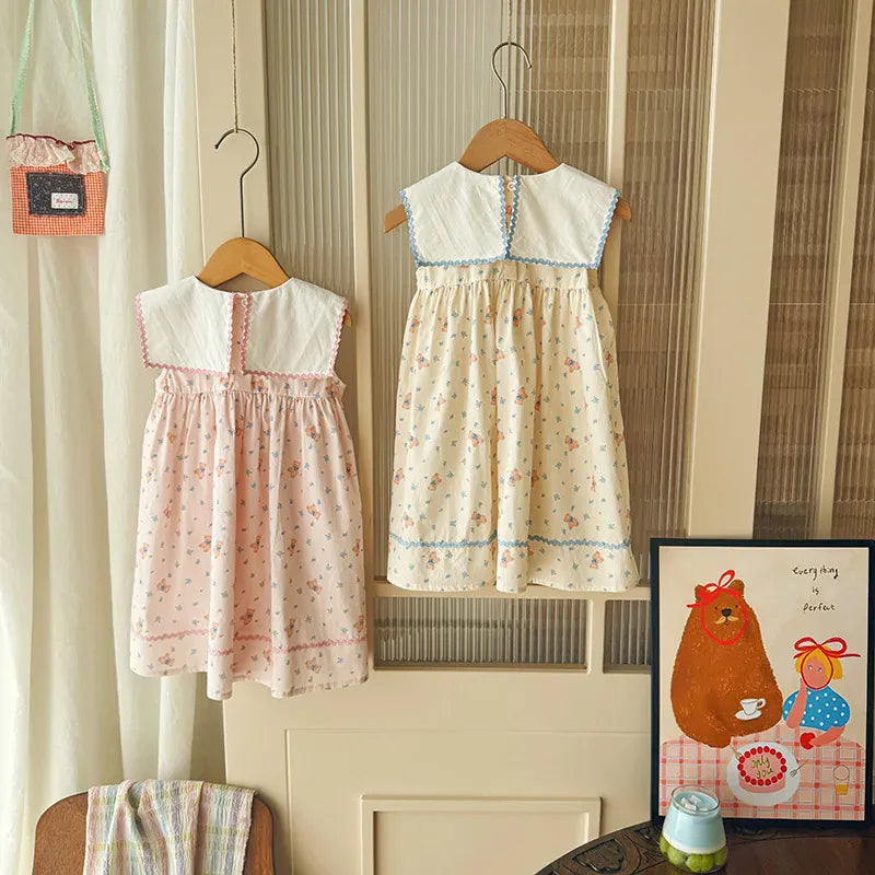 Embroidered Floral Princess Dress