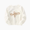 Boy&#39;s Clothing Embroidered Plane White Sweatshirt For Kids