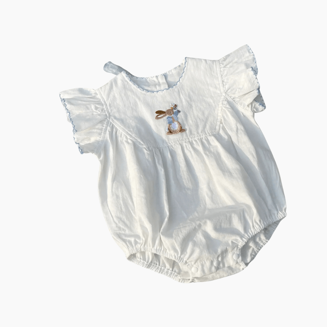 Girl&#39;s Clothing Embroidered Rabbit Baby Romper