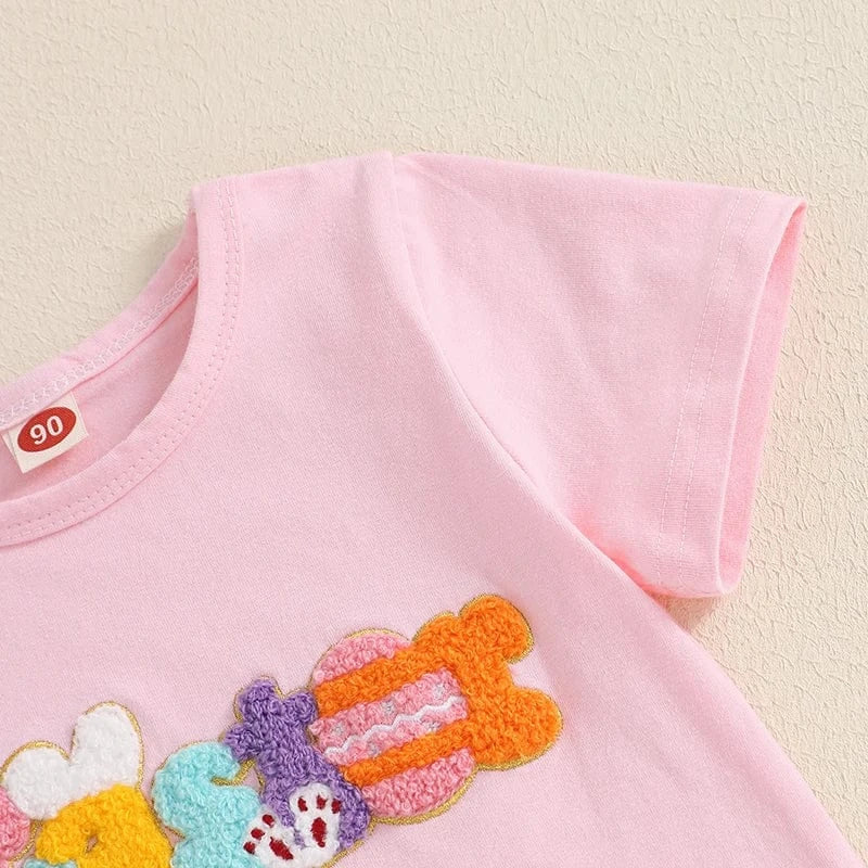 Embroidered Top and Bunny Tulle Skirt