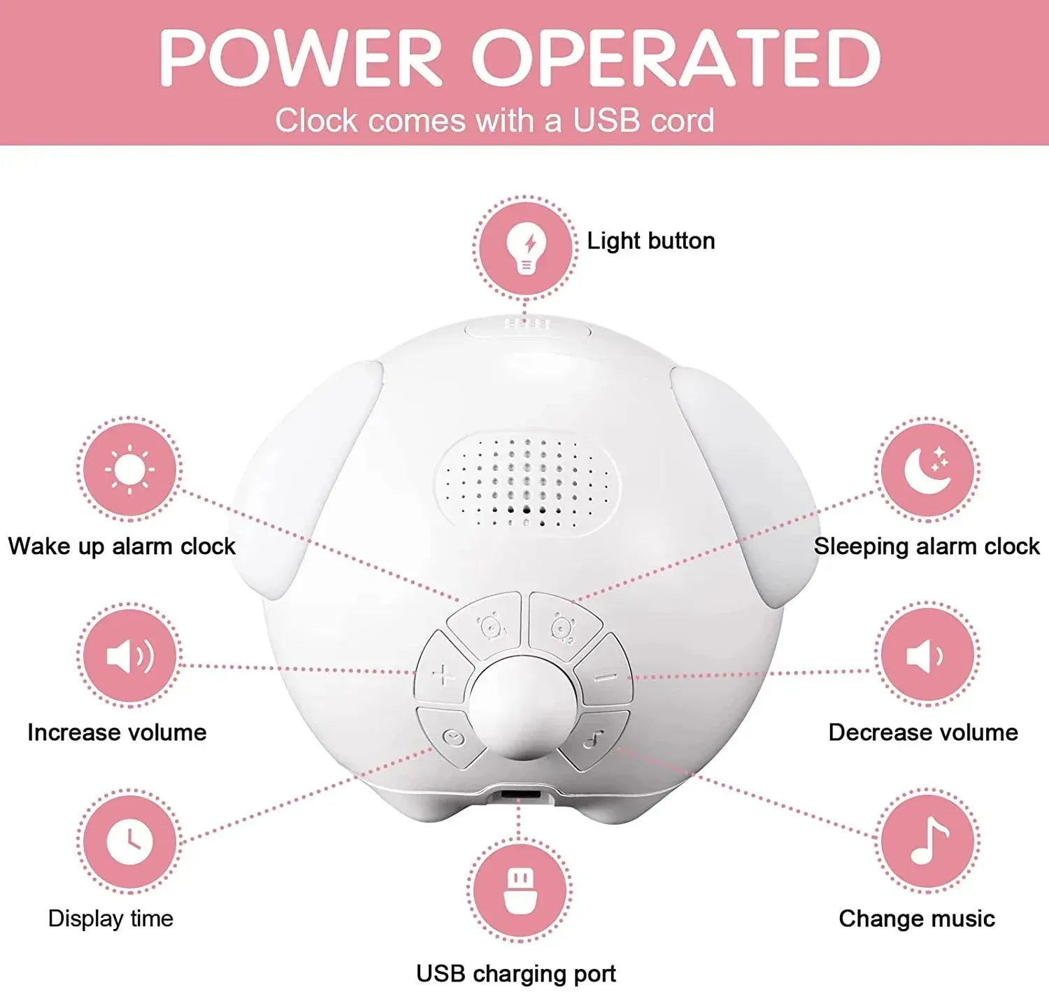 EmotiClock Interactive Kids Alarm Clock