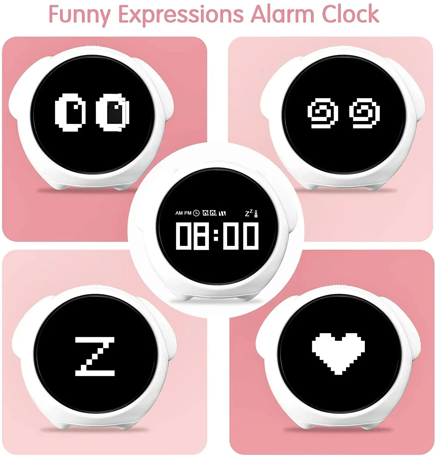 EmotiClock Interactive Kids Alarm Clock