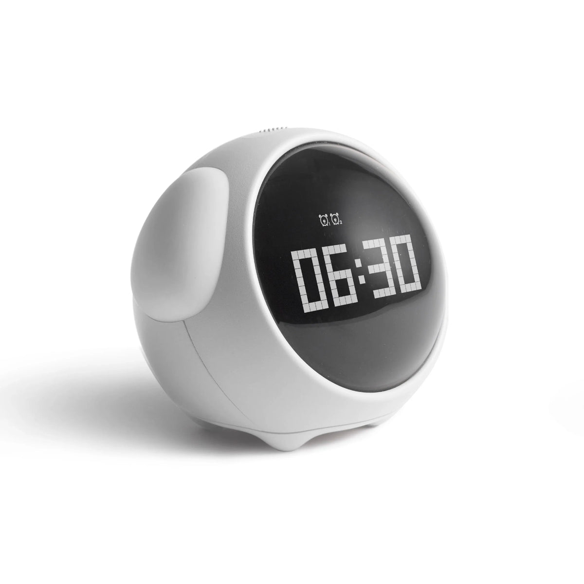 White EmotiClock Interactive Kids Alarm Clock