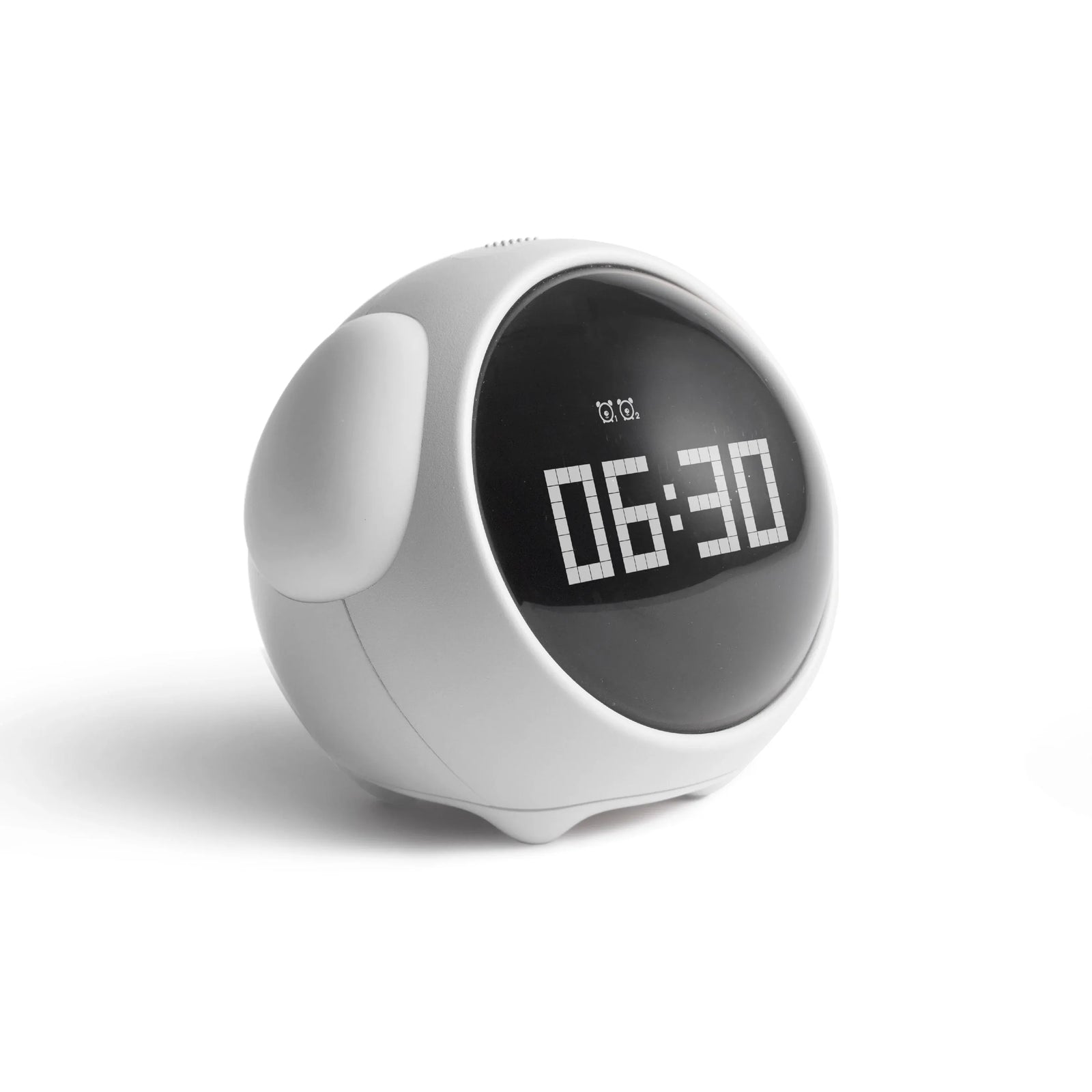 White EmotiClock Interactive Kids Alarm Clock