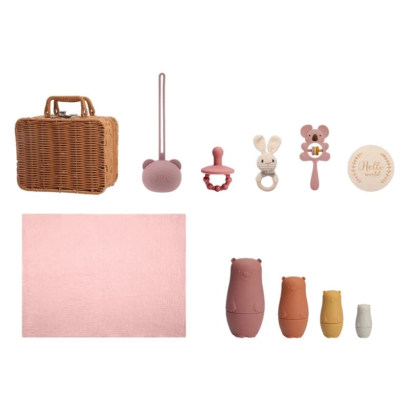 Pink Essential Baby Gift Set