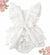 white / 3-4T Floral Criss-Cross Romper