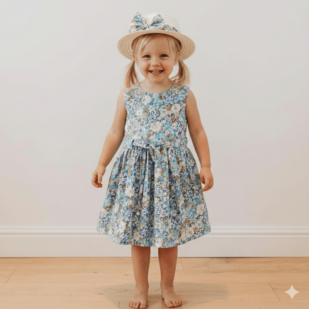 Girl's Clothing Floral Girl Sleeveless Dress