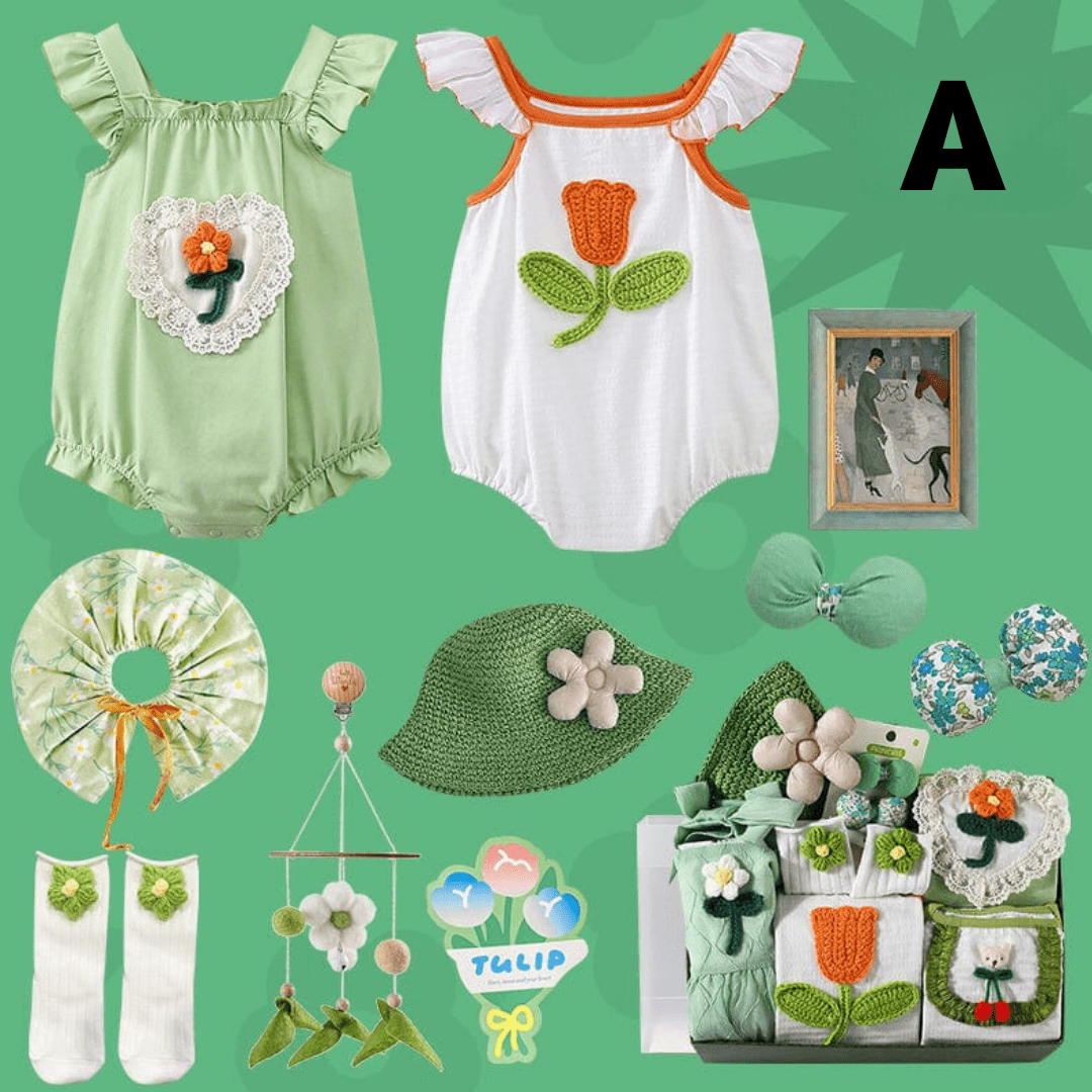 Flower Baby Gift Set