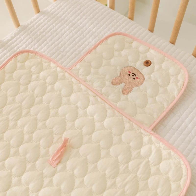 Rabbit Foldable Portable Diaper Changing Pad