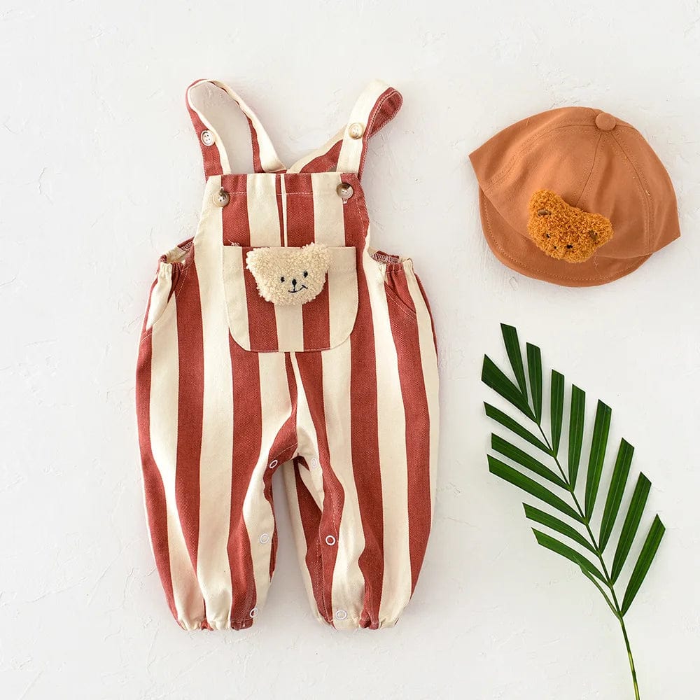 Baby &amp; Toddler red / CHINA / 3-6M Front Pocket Baby Overall