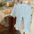 Gingham Ruffle Top and Elastic Waist Pants Set