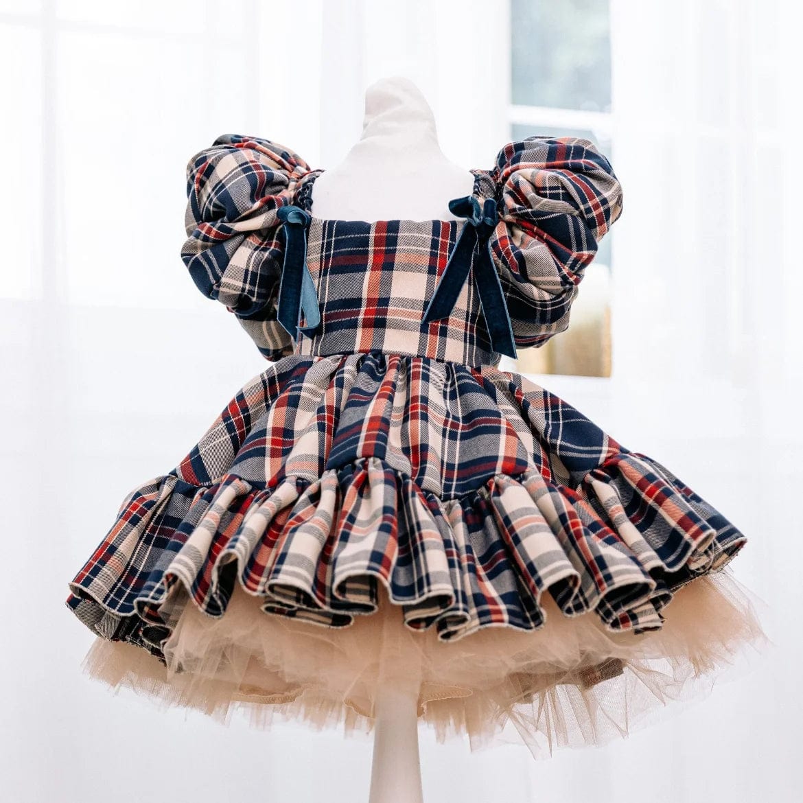 Vintage Princess Plaid Dress, Plaid Dress / 10T Vintage Princess Plaid Dress, Plaid Dress / 10T