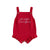 Red / 0-3M Girl Corduroy Bodysuit