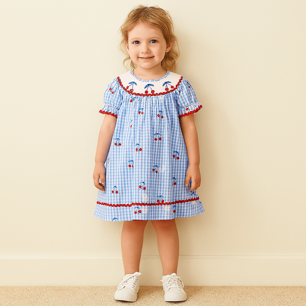Girl Embroidered Summer Dress