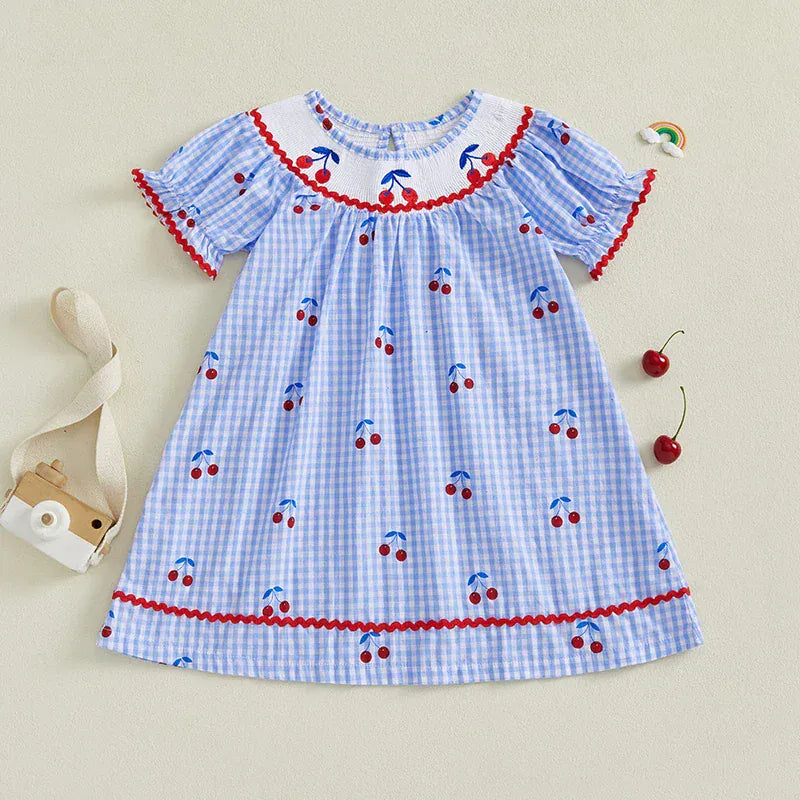 Girl Embroidered Summer Dress