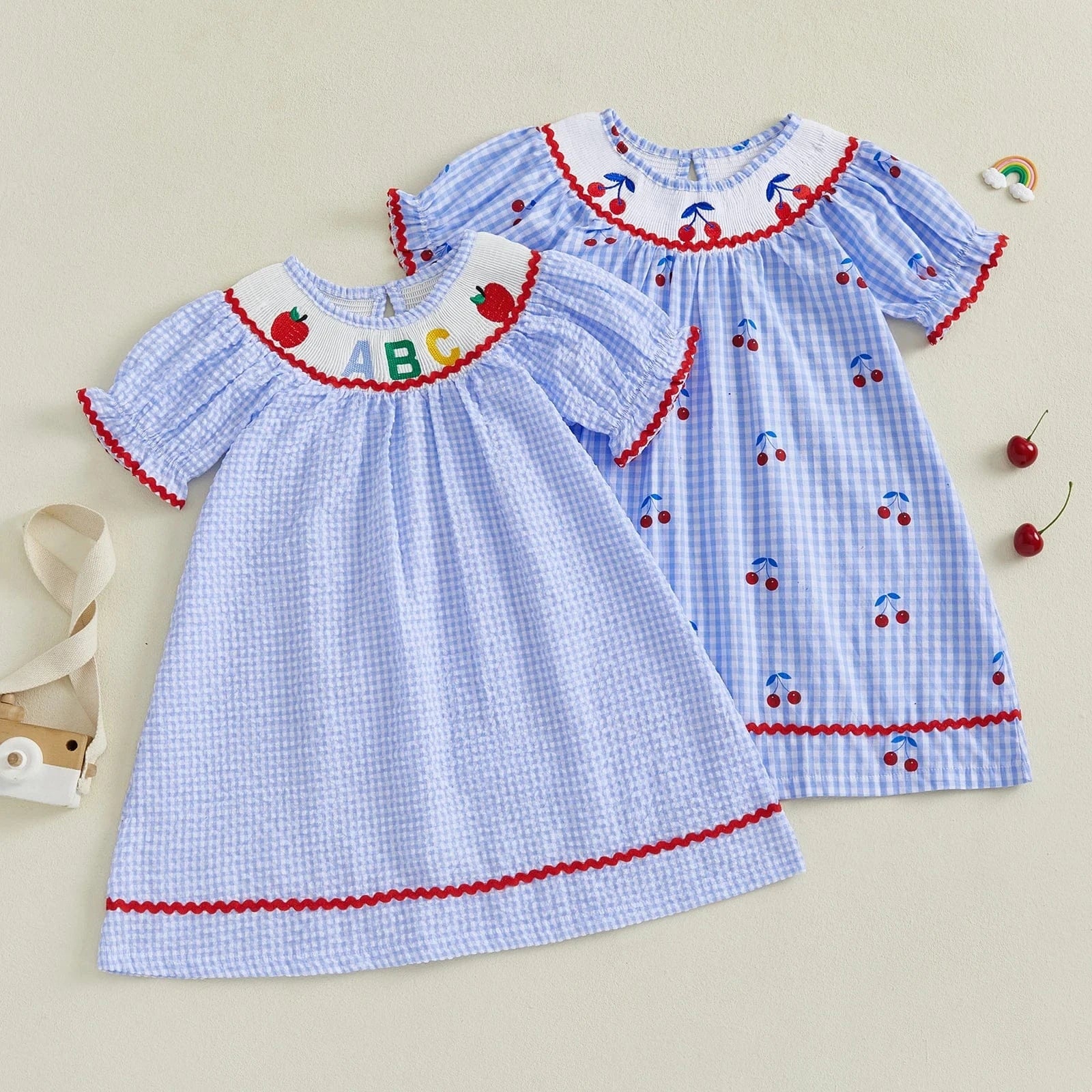 Girl Embroidered Summer Dress