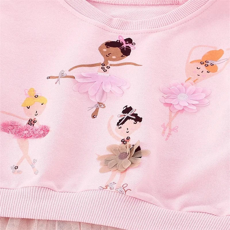 Girl Fairy Ballerina Sweatshirt