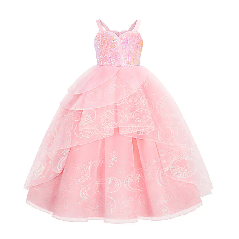 Princess Dress Only / 3-4T Girl's Pink Princess Ball Gown