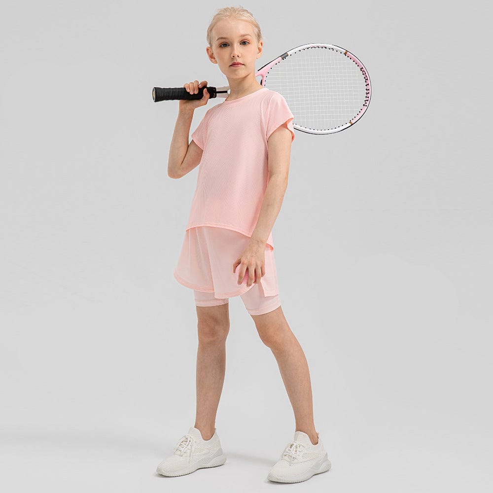Girls 2 in 1 Summer Sports Shorts