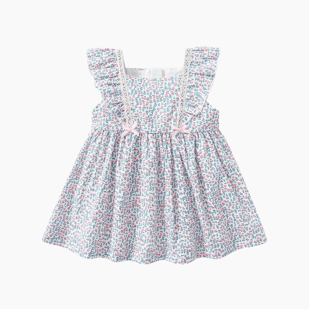 Girls Beach Dress, Floral / 18-24M