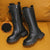 Plush Black / 27 Girls Boots Autumn