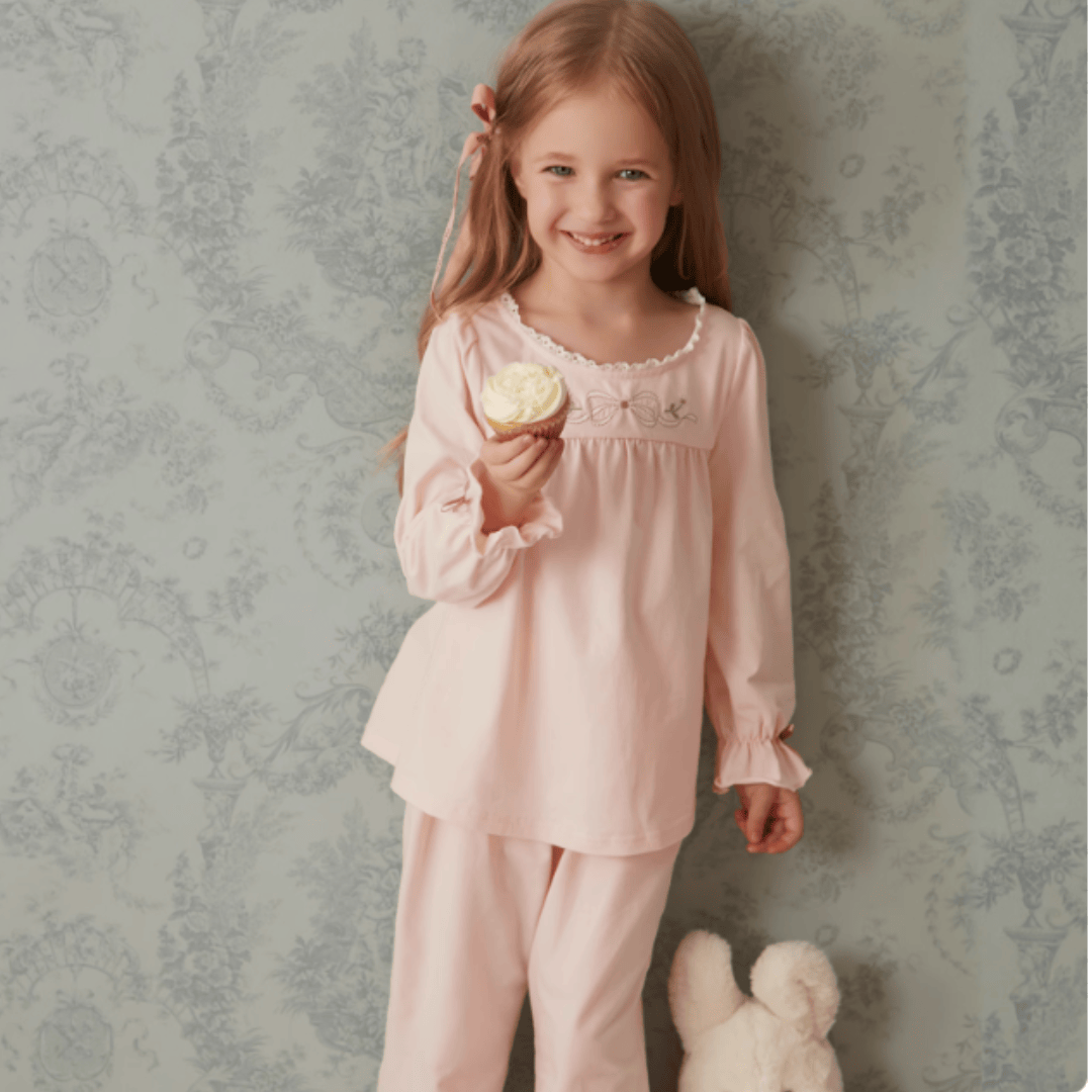 Orange Pink / 18-24M Girls Comfy Loungewear Set