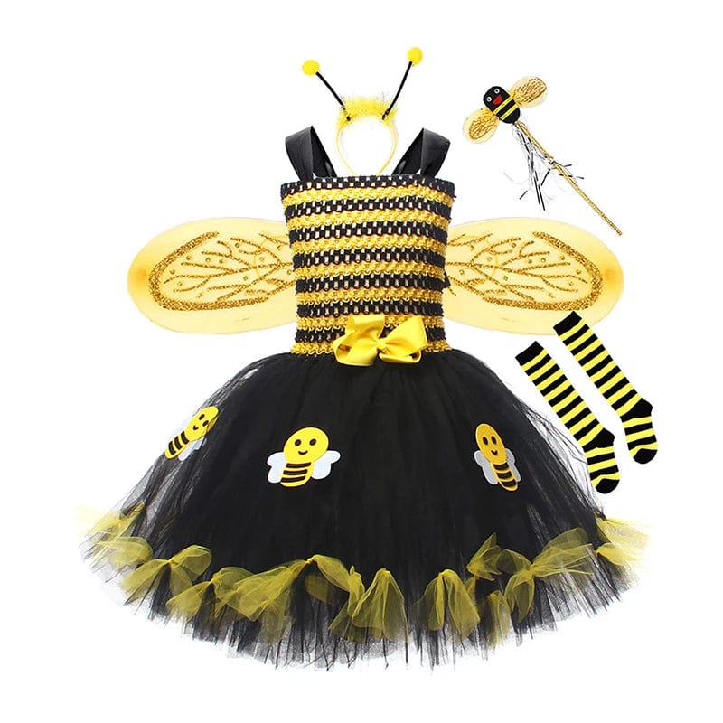 Yellow / 2-3T / Other Girls Cosplay Bee Costume