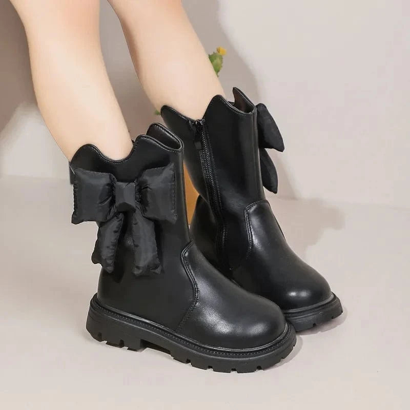 Girls Fashion Bow Boots