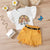 1077-3 / 3T Girls Fashion Denim Shorts Suit